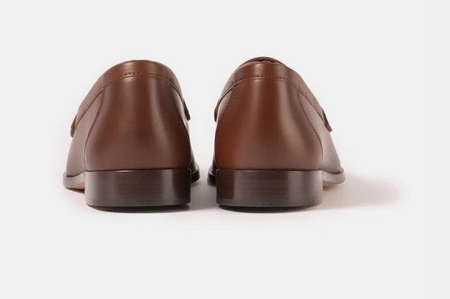 Aurland-Schuh - der Penny-Loafer BUXTON braun mit Ledersohle