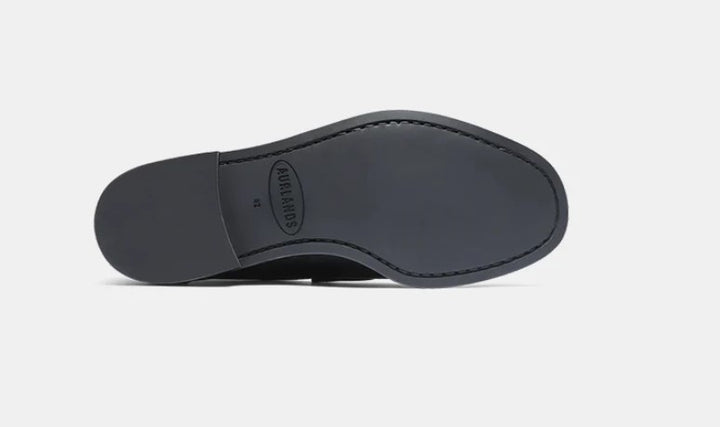Aurland-Schuh - der Penny-Loafer BUXTON braun mit schwarzer Gummisohle