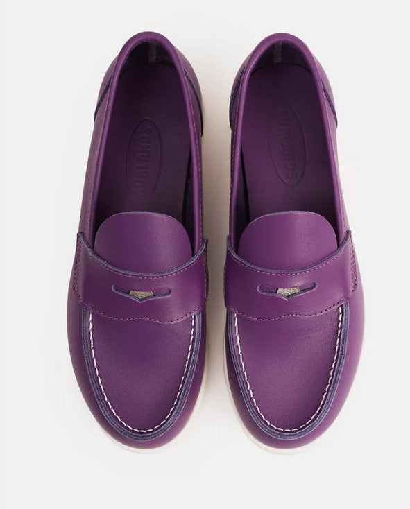 Aurland-Schuh - der Penny-Loafer WANGEN - lila