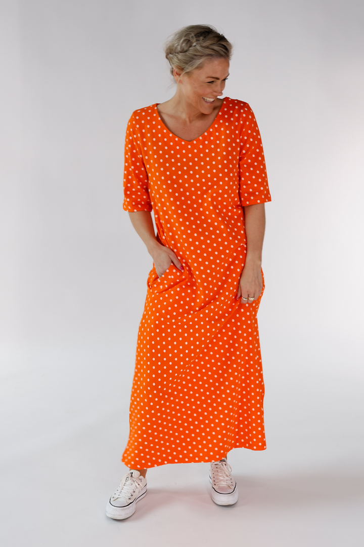 JUNE - Sommerkleid - Orange